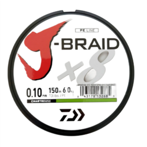 Plecionka DAIWA J-Braid 0.10mm/150m (żółtozielony)