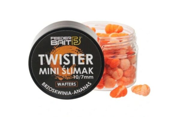 Feeder Bait Twister Mini Ślimak Wafters 10/7mm Brzoskwinia&Ananas