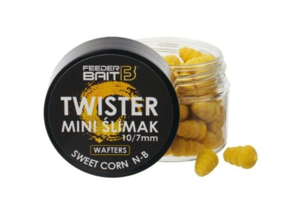 Feeder Bait Twister Mini Ślimak Wafters 10/7mm - Sweetcorn&N-B